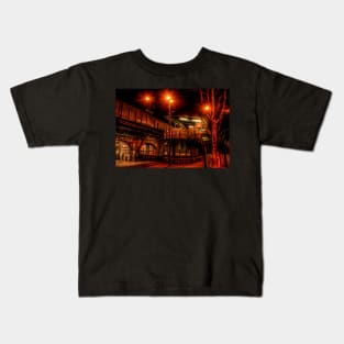 St Peters Metro Station At Night Kids T-Shirt